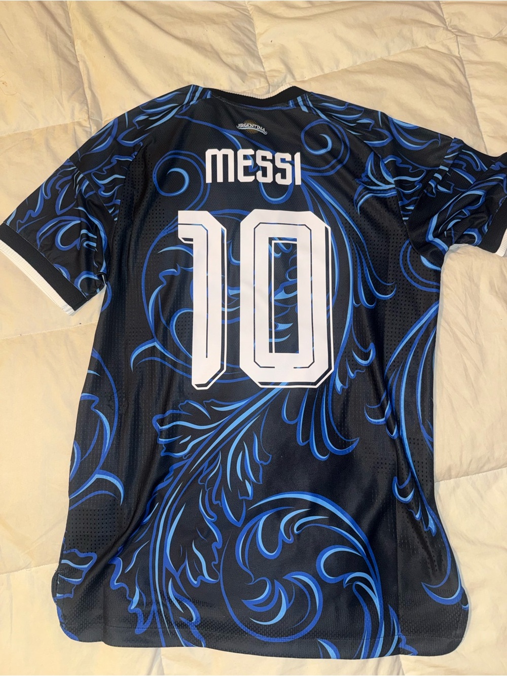 adidas Argentina Men's Black & Blue #10 Football Jersey - Picture 2 of 4